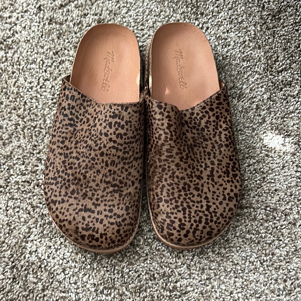 Madewell Layne Clog in Mule Calf Hair